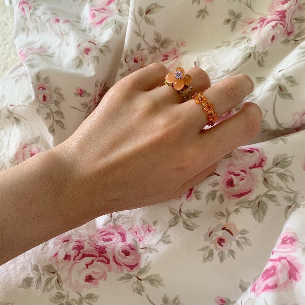 Flower Bead Ring - image 2